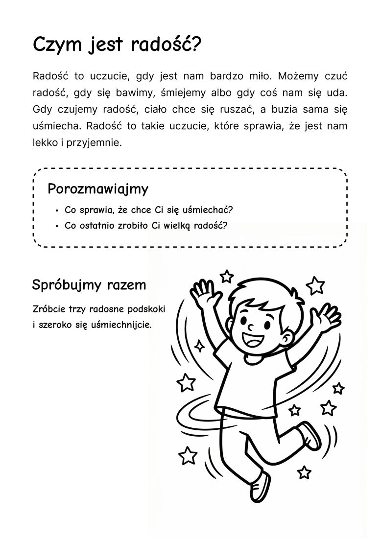 Przykładowa strona z kolorowanki